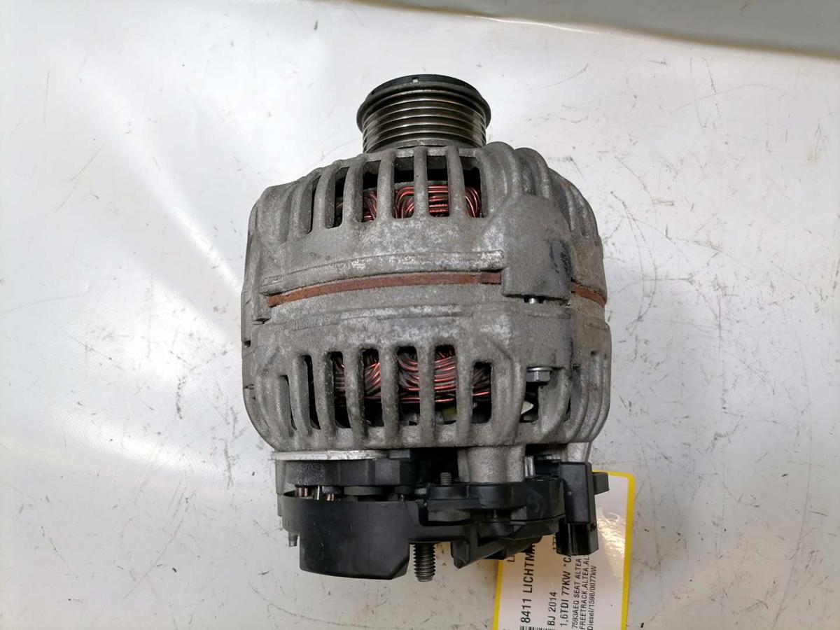 Seat Altea XL original Lichtmaschine Generator 1,6TDI 77KW Bj.2014